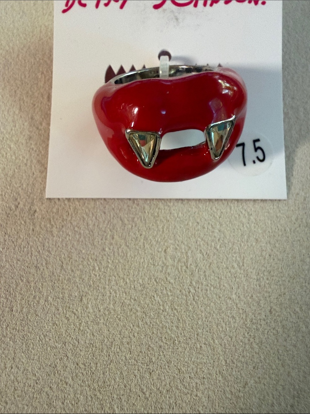 Vampire Ring by Betsy Johnson